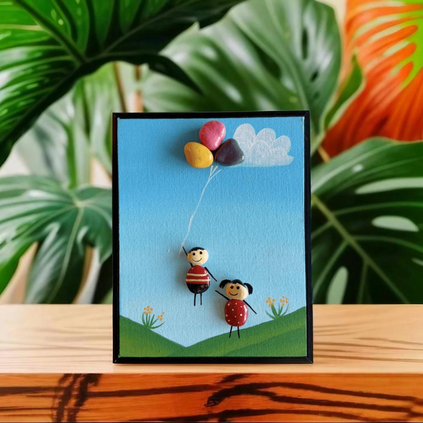 Journey Together Pebbles Painting