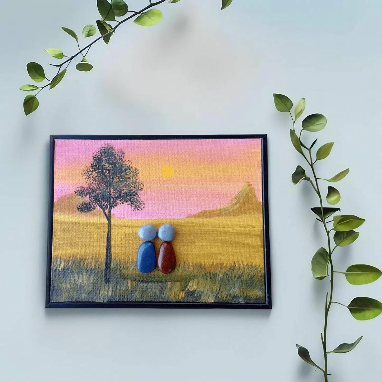 Pebbled Together Painting